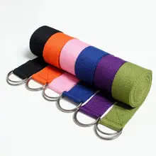 7" спорт йога стретч ремень обучение пояс талия ног фитнес центр хлопок