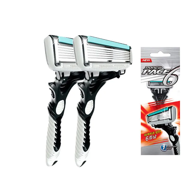 Бритва DORCO Pace для мужчин 6 лезвий 3 шт./лот|blade razor|steel safety razorrazor for men |