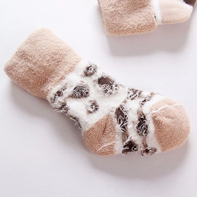 Warm Boys Girls Socks 100% Cotton Thick Infant Sock 2016 Cute Toddler Accessories Hot Socks Kids Winter New Children Clothing (9)