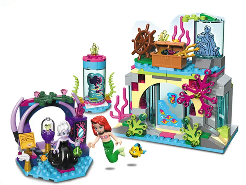 DECOOL Amis Ariel et le Charme Magique Blocs de Construction Classique Pour Fille Enfants Modele совместимый 41145 | Игрушки и