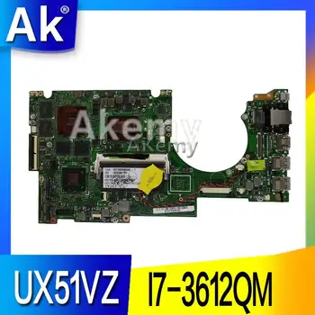 

UX51VZ motherboard i7-3612QM SR0MR cpu GT650 2GB For Asus UX51VZ UX51VZA REV 2.0 Laptop motherboard UX51VZ mianboard (Exchange)