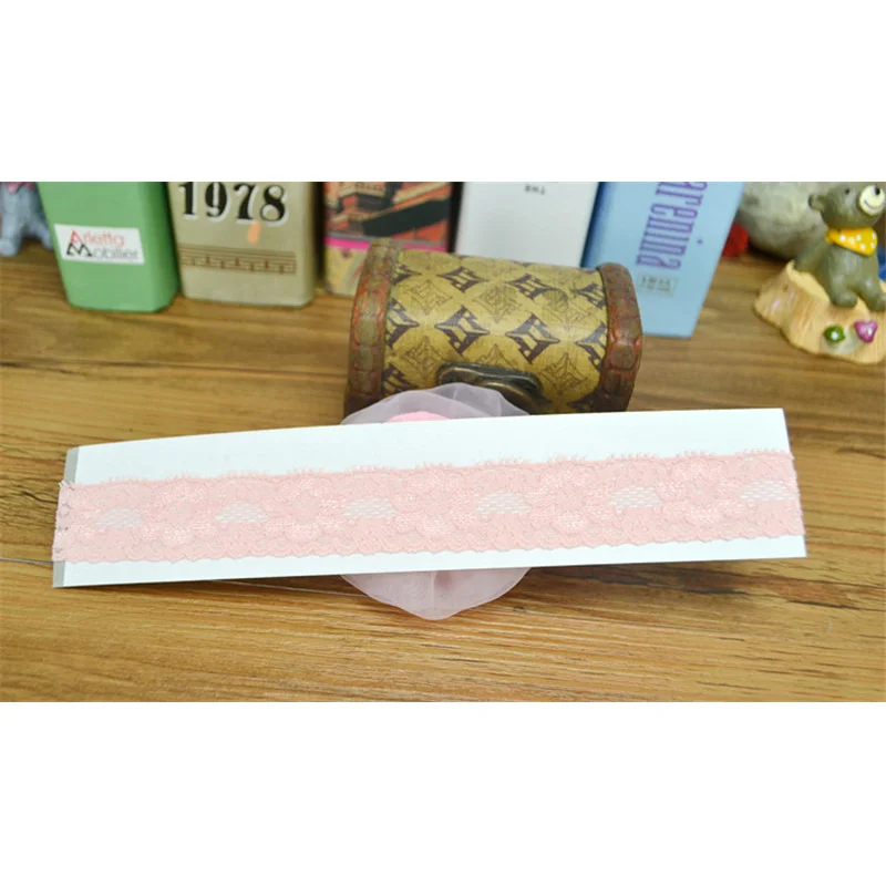 5Lace Flower Baby Child Girl Headband Elastic Comfortable Hair Accessories Headwrap for Beautiful Princess Dress Up