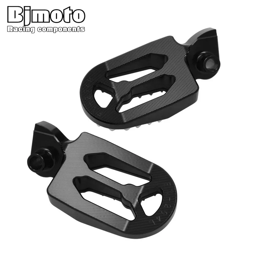 Алюминиевые Подножки BJMOTO для питбайка подножки YAMAHA YZ85/125/250 1999 2015 YZ/WR250F YZ450F 2004 2016|foot