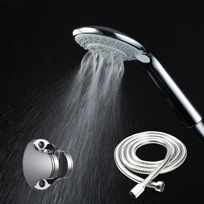 Goede NIEUWE PVIVLIS Douche Set Multifunctionele Bad Douchekop Ronde Handheld Waterbesparende Douchekop Set Regen Chuveiro Ducha P 014