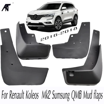 

Car Mud Flaps For Renault Koleos 2017 2018 Mk2 Sumsung QM6 Mudflaps Splash Guards Set Molded Mud Flap Mudguards Accessories