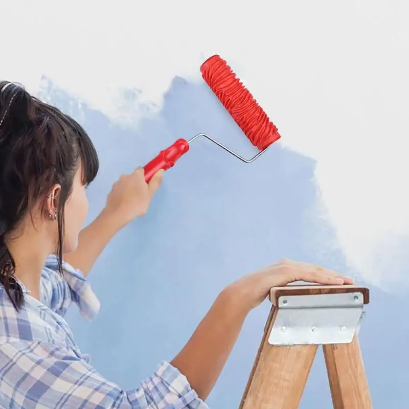 

Printing Pattern Rubber Roller Wall Decoration Paint Wall Embossing Roller