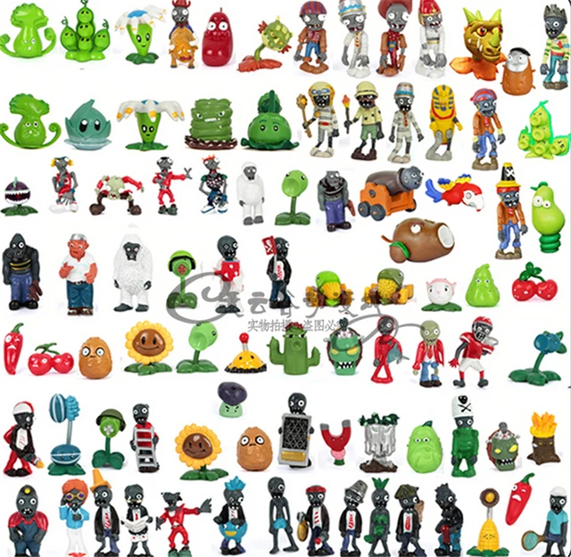 free ems 100pcs plants vs zombies figures toy plants vs zombies 2