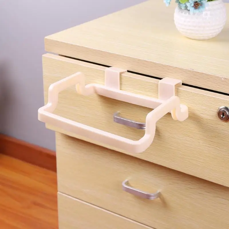 

Multi-function Garbage Bag Hanging Holder 2019 ABS Plastic Cupboard Cabinets Towel Storage Rack Garbage Bag Holder Kitchen Tool