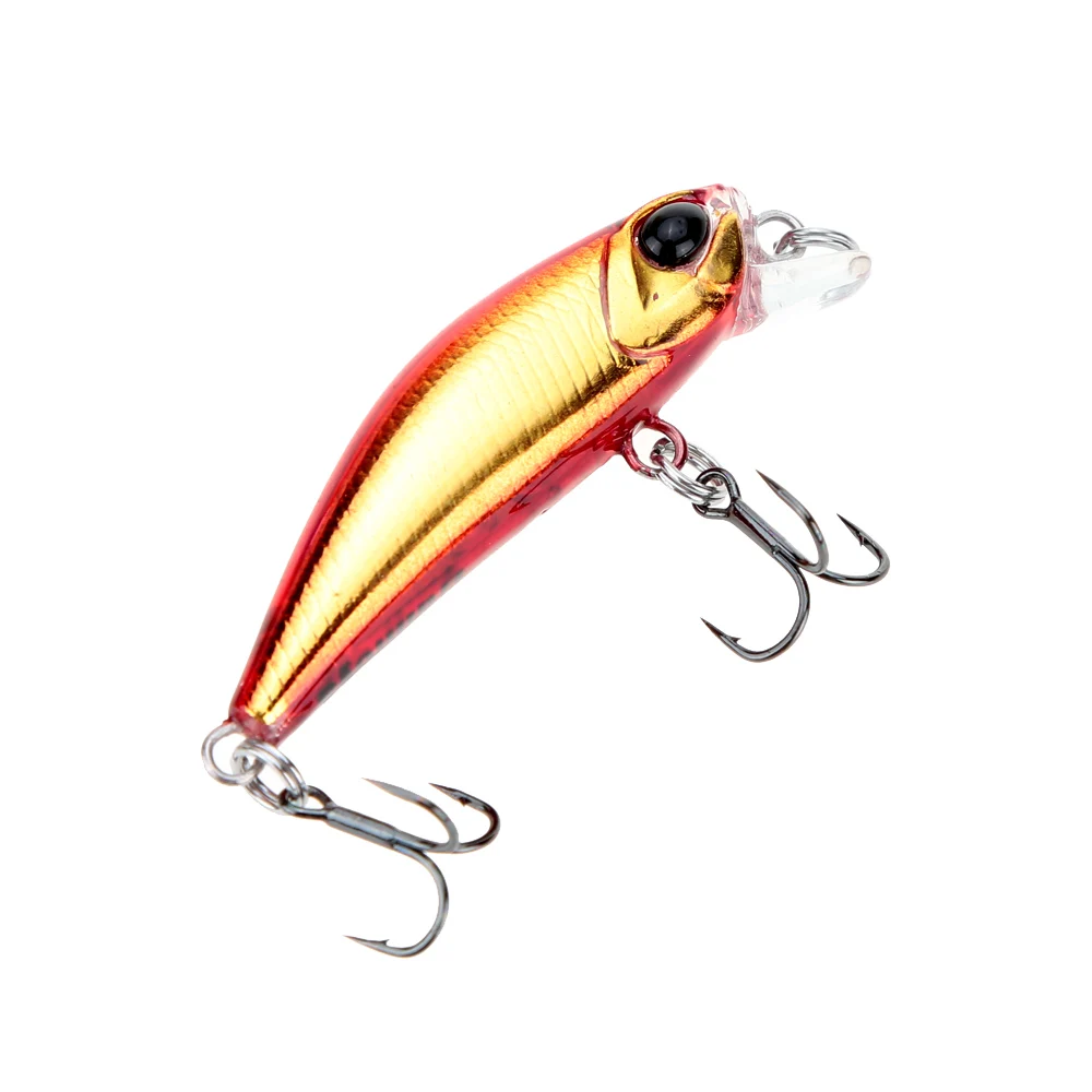 

Trulinoya DW29 42mm 2.8g Mini Minnow Fishing Lure Hard Bait Diving Depth 0.3~0.6m with Treble Hooks