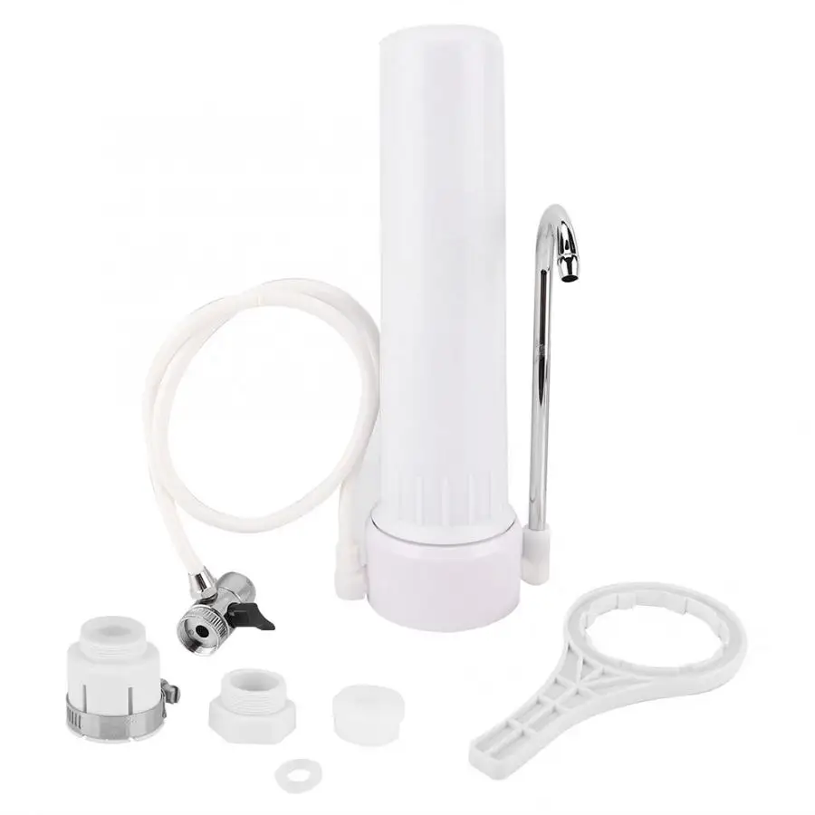 Faucet Water Purifier Healthy Ceramic Filter Kitchen Desktop Water Filter Faucet Double outlet Tap