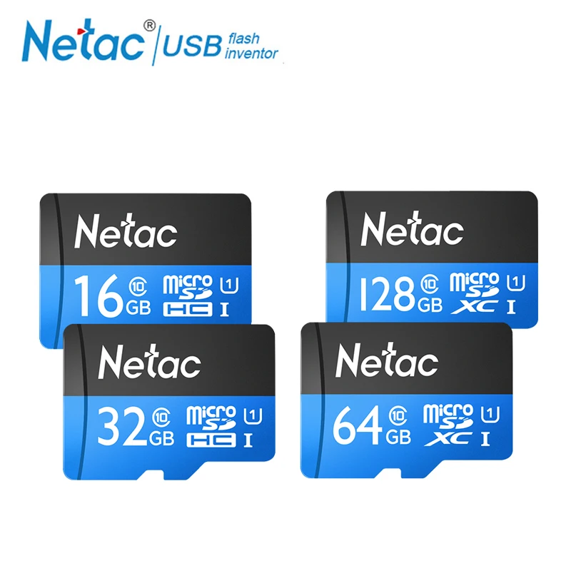 Netac класс 10, 16 ГБ, 32 ГБ, 64 ГБ, 128 Гб Micro SD карты UHS-1 карты 80 МБ/с. флэш-память данных карты Micro SD карты для настольного компьютера