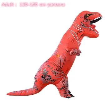 

Adult Party t rex Dinosaur Fancy Cosplay Costume Inflatable Dinosaur T REX Magnification Mascot Costume Halloween for women Man
