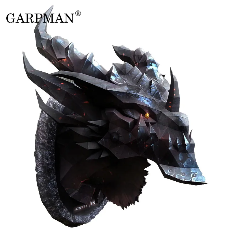

65cm Game WORLD Neltharion Wings of Death 3D Paper Model Weapon DIY Papercraft Toy For Cosplay Ornament