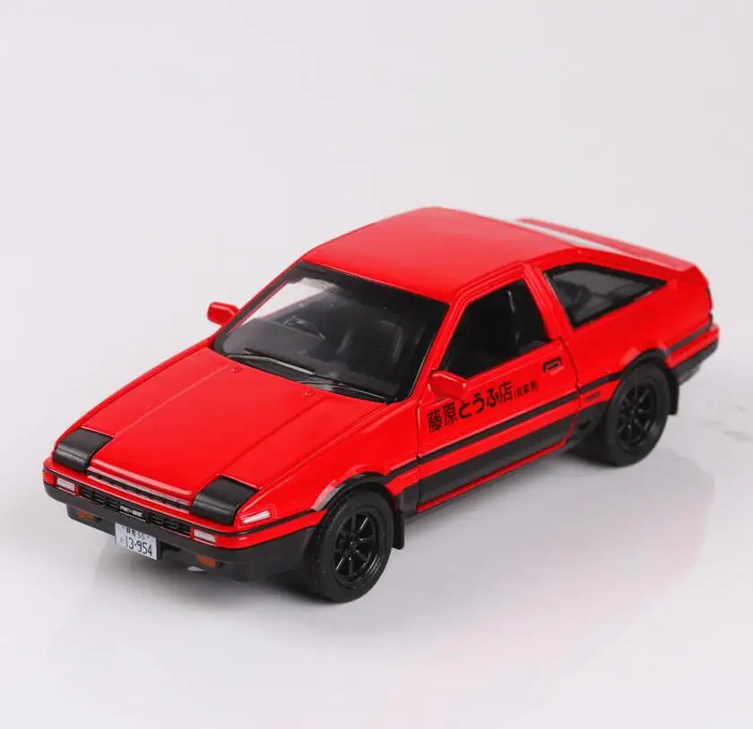 1/32 Diecasts& Toy транспортные средства TOYOTA AE86 супер модель автомобиля со звуком и светом коллекционная машинка Игрушки для мальчиков подарок для детей brinquedos - Цвет: 4