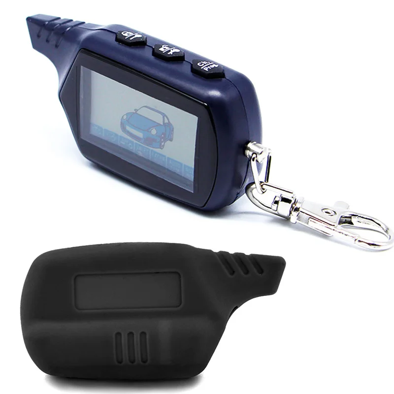 

Starline B9 LCD remote controller for Wholesale 2 way car alarm LCD remote engine starter key fob alarm Anti-theft System
