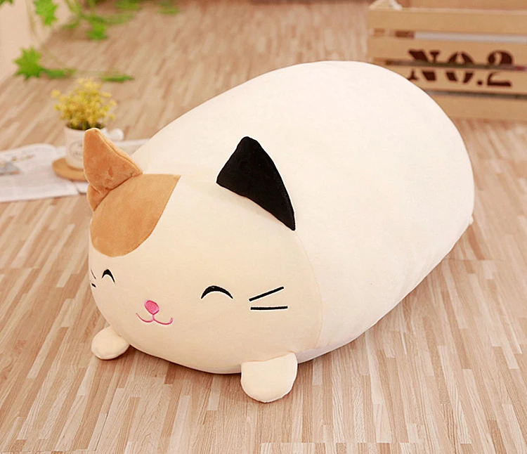 plush cat pillow 12