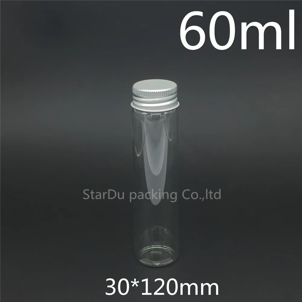 

Free Shipping 200pcs/lot Diameter 30mm 60ml Screw Neck Glass Bottle For carft/storage candy,liquid Cosmetic Bottles