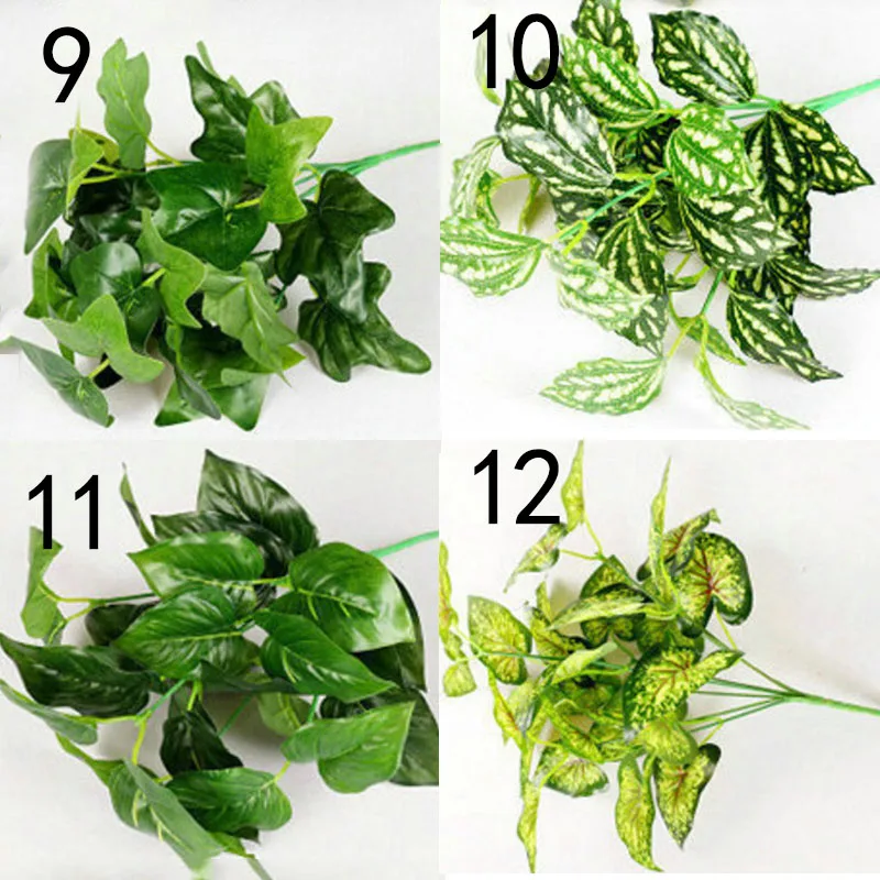 Künstliche Pflanzen Indoor Outdoor Fake Blume Blatt Laub Bush Haus Dekoration
