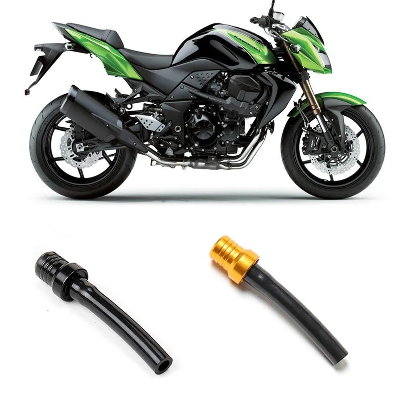 

Motorcycle Gas Fuel Cap Valve Aluminum Alloy Vent Breather Pipe Hose Tube Atv Pit Pressure Reducing Ventilation Bike Accessories