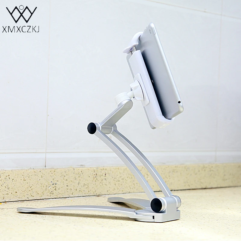 Online XMXCZKJ Tablet Stand Kitchen Wall Universel Mounted Tablet Wall Holder Cell Phone Holder 13.4 To 19 Cm Width For Iphone Xiaomi