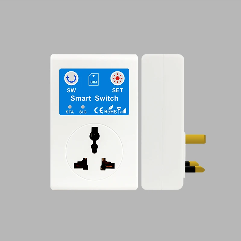 2018 Newest GSM Power Socket SC1-GSMVC EU/UK/AU Plug GSM SMS Mobile Phone Remote Control Wireless Smart Socket Switch