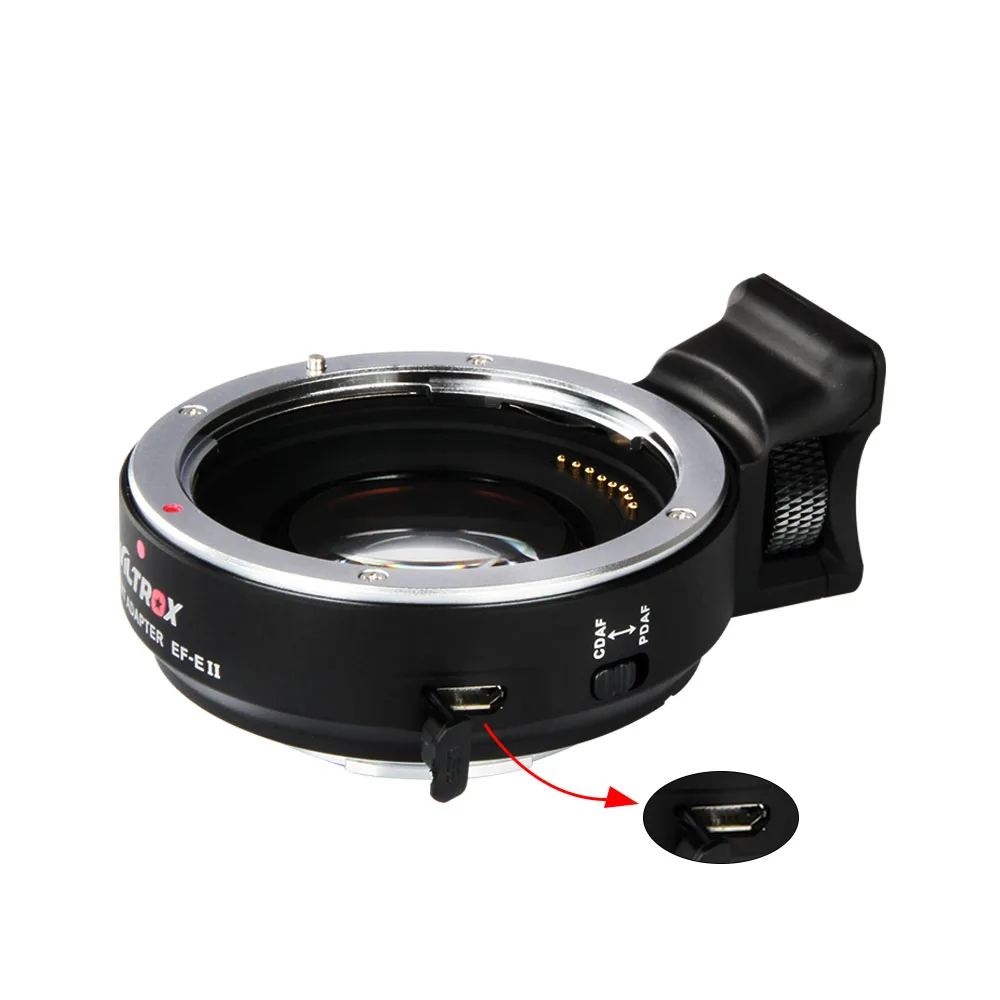 Viltrox EF E II CD PD редуктор автофокуса усилитель скорости объектива адаптер для Canon EOS