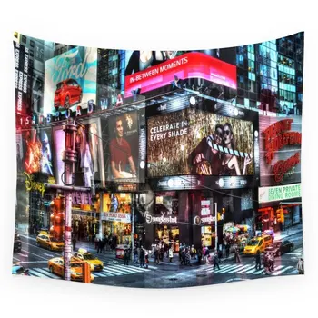 

Times Square New York Wall Tapestry Wall Hanging Wandbehang Gobelin Blanket Dorm Home Decor