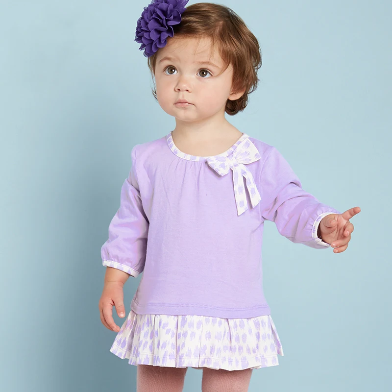 Brand Cotton2016Spring infant toddler baby kid girl mini pincess dress