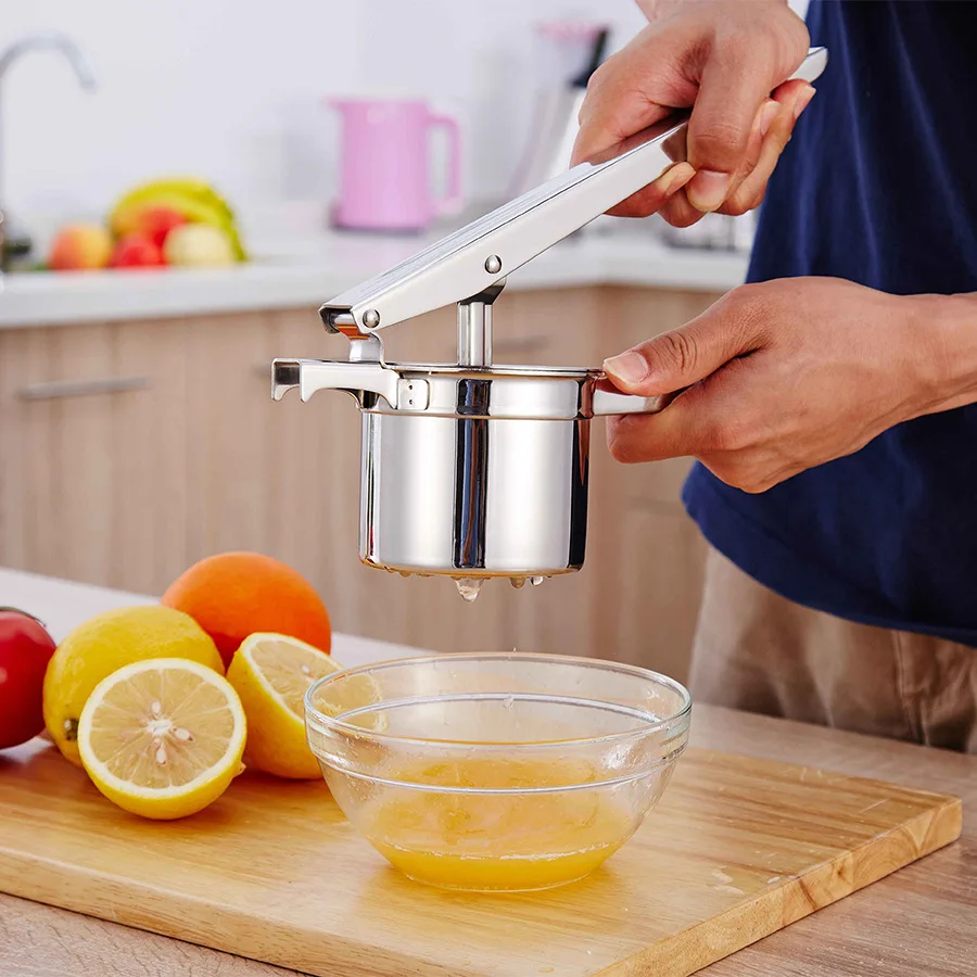  Manual juicer Stainless Steel Orange Juicer Fruits Vegetables Lemon Citrus Tangerine Juice Squeezer - 4000026562095
