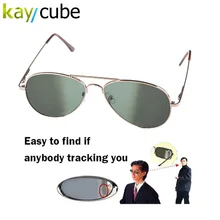 Anti UV Anti-Tracking Sunglasses Anti-Track Monitor Sunglasses Rearview Sunglasses Black Glasses Security Mirror bug detector
