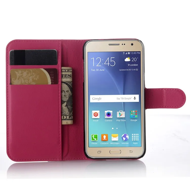 Luxury PU Leather Flip Cover Case For Samsung Galaxy J3 2016 J300F J320 J320F SM-J320F Case Flip Protective Phone Back Cover Bag (10)