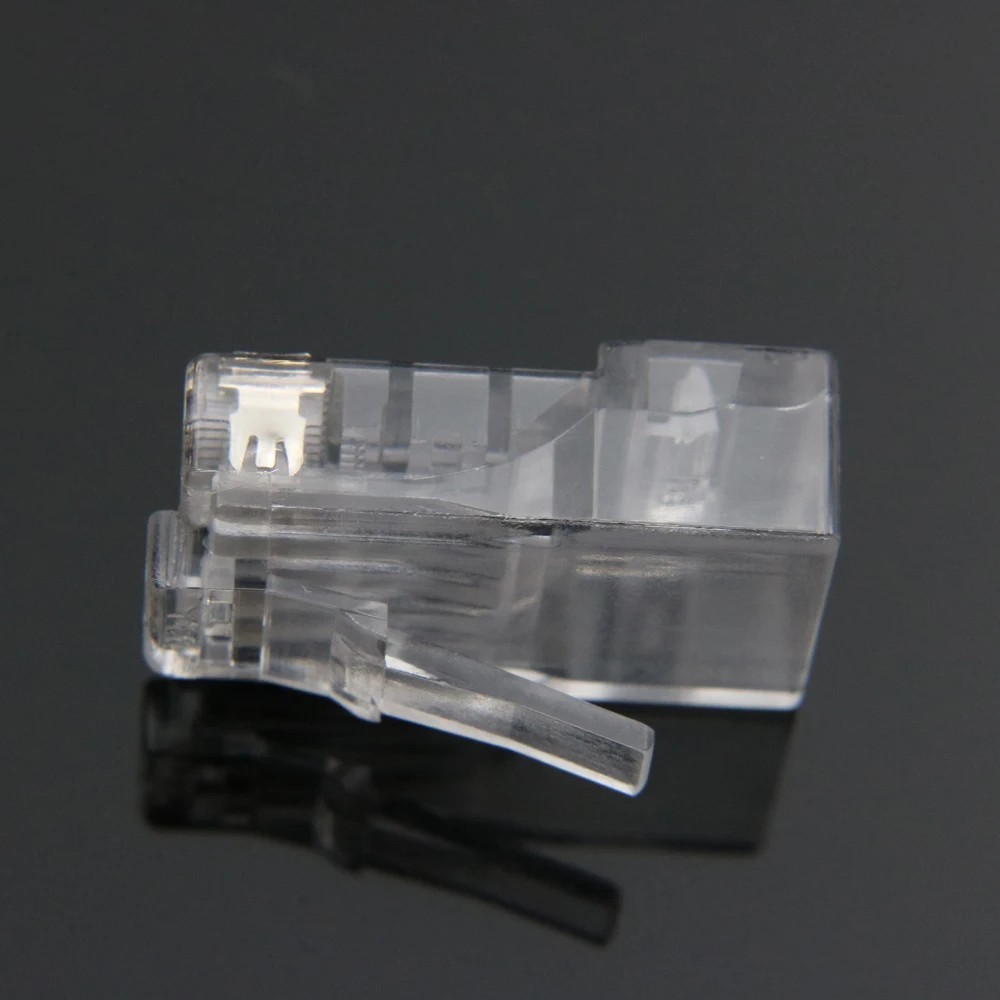 xintylink 50pcs 100pcs rj45 connector cat6 network connector 8p8c unshielded modular rj45 plug terminals for utp ethernet cable