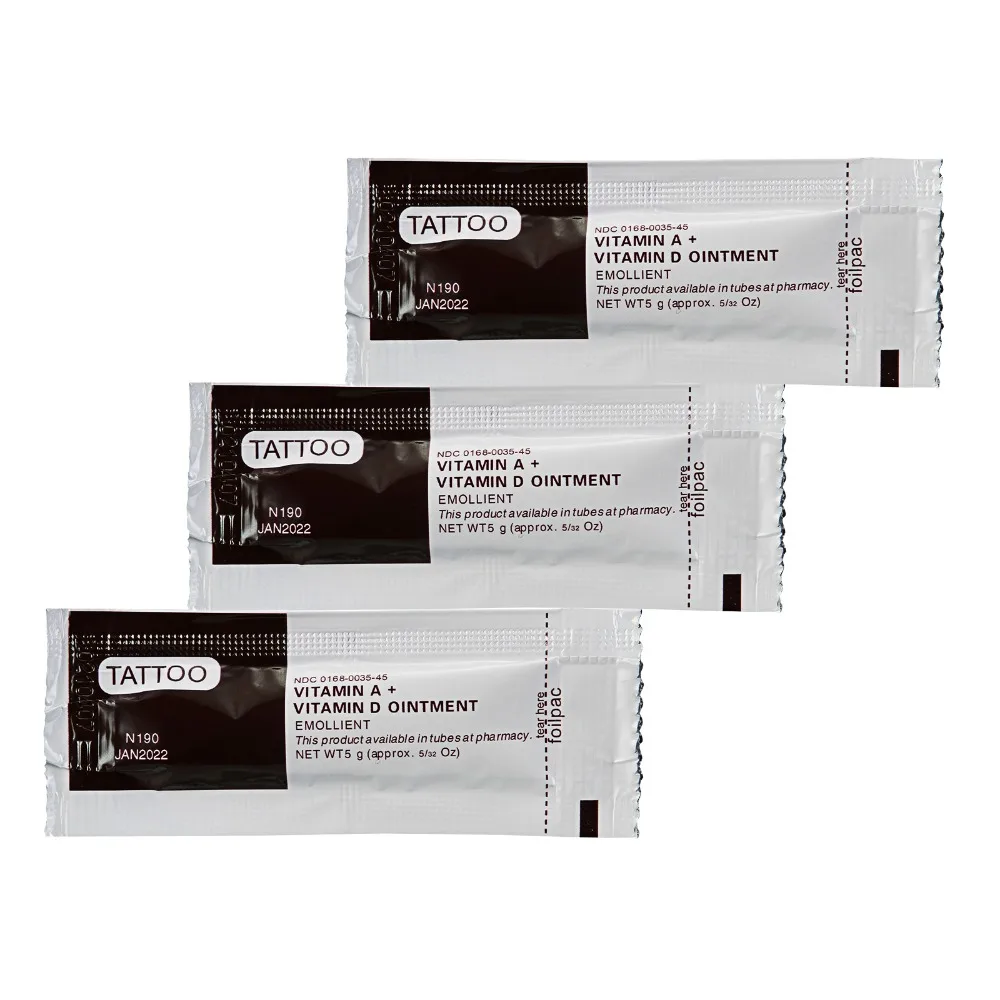 20 قطعة/الوحدة الوشم فيتامين مرهم الوشم الرعاية اللاحقة كريم A & D مكافحة ندبة ل الوشم والجسم الفن الدائم الوشم لوازم