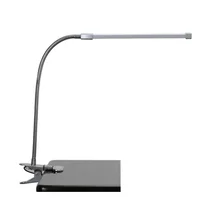 Светодиодный USB светильник с зажимом, Гибкая Настольная лампа для чтения, светильник для чтения с регулируемой яркостью, ультра яркая настольная лампа для ноутбука, компьютера, планшета, ноутбука