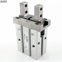 OLOEY MHZ2/MHZL2 Bore:6D 10D 16D 20D 25D 32D 40D Double Acting Pneumatic Finger Cylinder Aluminium Clamps Air Gripper SMC Type mhz2 10d parallel style air gripper cylinder double acting sns pneumatic parts finger air claw