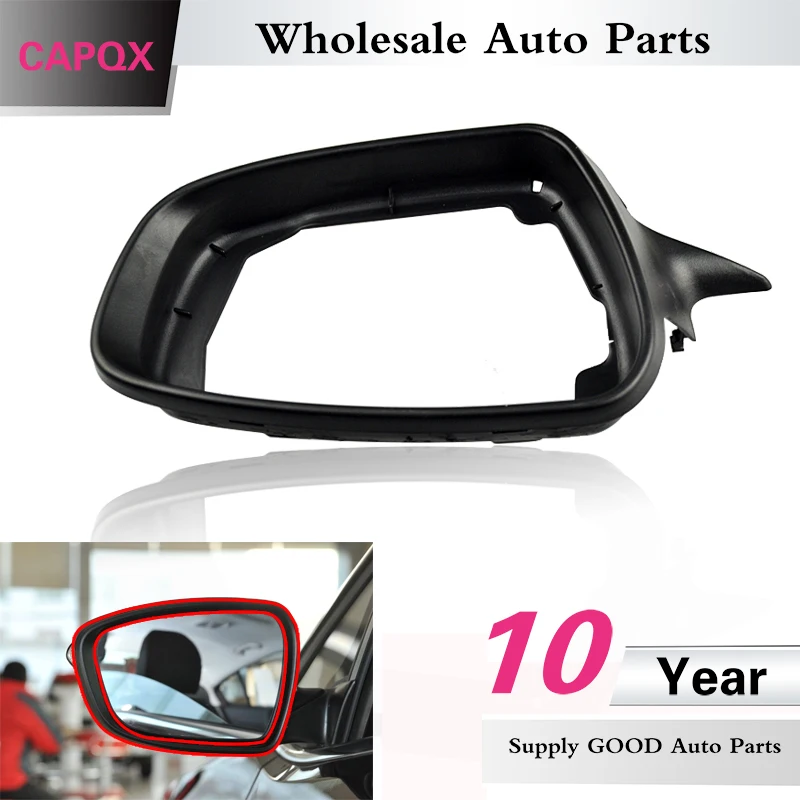 

CAPQX Outside rearview mirror glass Frame For KIA K3 2011 2012 2013 2014 2015 Outer rear view mirror cover housing cap Shell