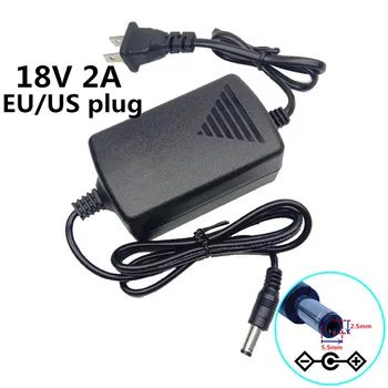 

universal 18V2A power supply EU US Plug 18 volt power adapter ac adapter 18V 2A transformer adaptor dc5.5mm*2.5mm/2.1mm