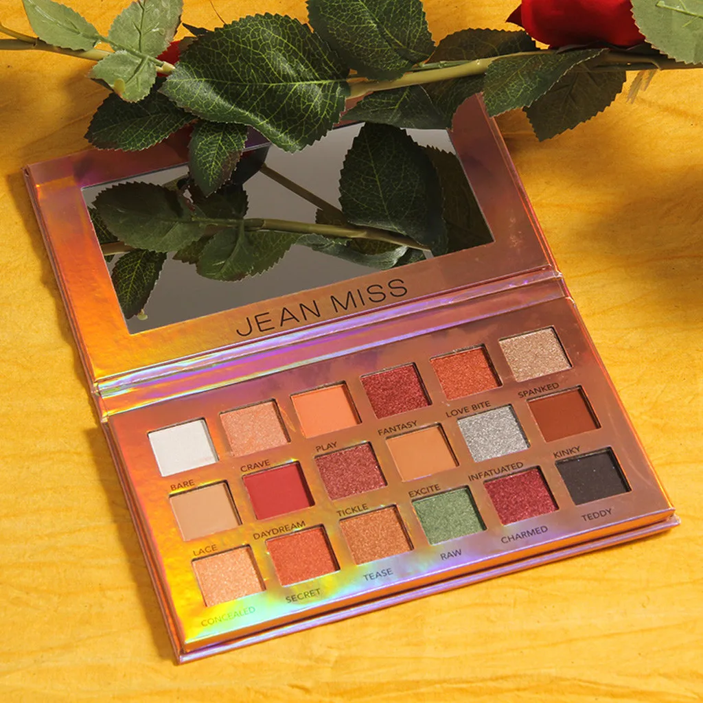 

JEAN MISS INS Same Style 18 Colors eyeshadow pallete starry sky Pearl Metallic matte Eyeshadow Palette makeup paleta de sombra