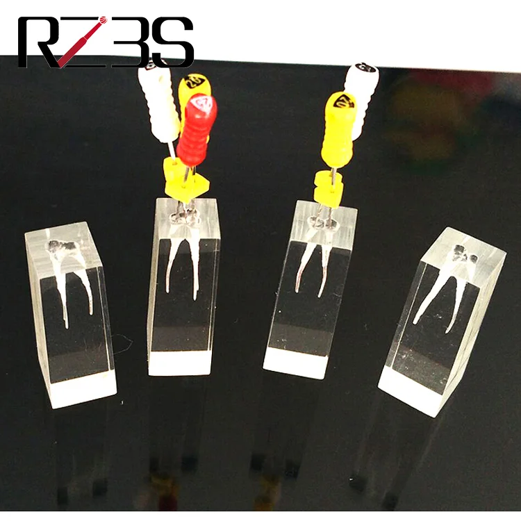 RZ3S 10 шт. 1:1 Стоматологическая эндодонтическая Смола практика Инструменты для студентов(H: 3 см), подарок: 1 упаковка двигателя Protaper(жароактивированные файлы