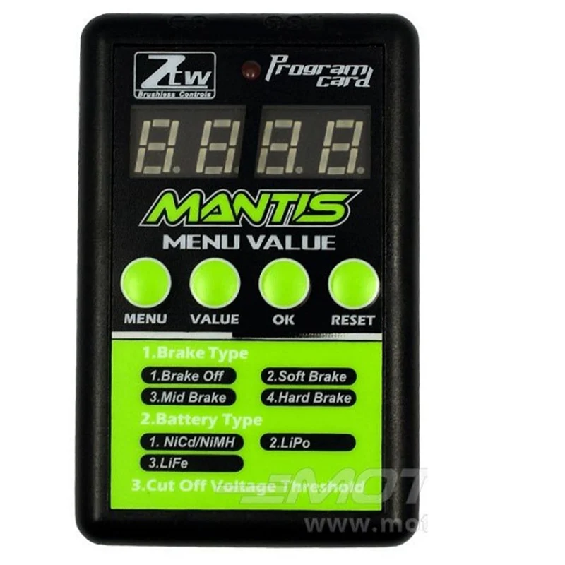 

ZTW Program Card For Mantis Series ESC Electronic Speed Control With LED