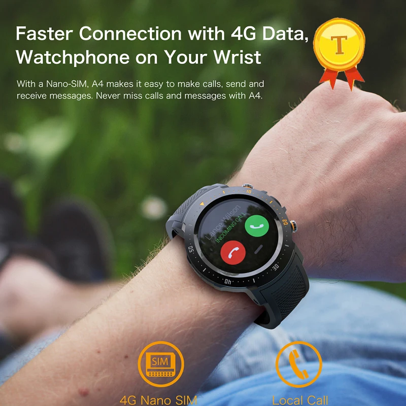 Оптовая продажа с фабрики Смарт часы сенсорным экраном 4g android фитнес gps трекер