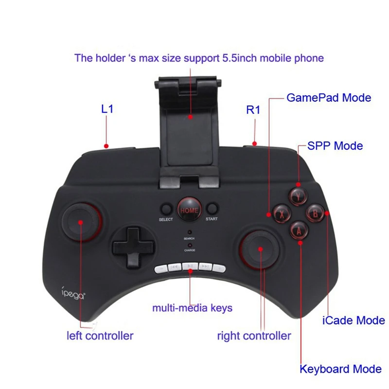 Ipega 9025 Pg 9025 Android Gamepad Bluetooth Gamepad Android Vs Xiaomi Gamepad Controller Joystick For Iphone Android Phone Pc Controle Joystick Joystick Joysticksgame Joystick For Pc Aliexpress