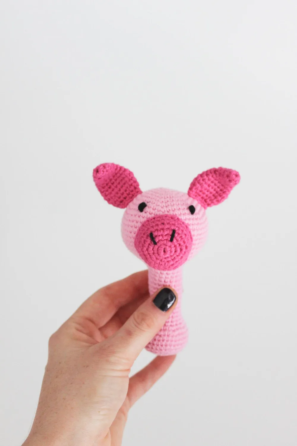 Вязаные Игрушки Кукла-амигуруми свинья погремушка модель номер XG041217