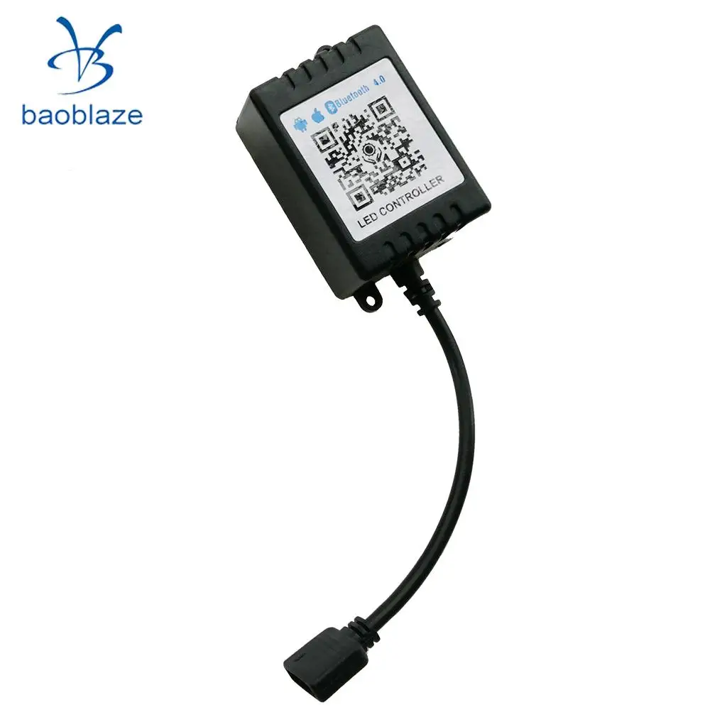 Baoblaze Phone App Controlled Mini RGB Wifi Wireless LED Controller Remote LED Dimmer for RGB LED Strip Lights Modules