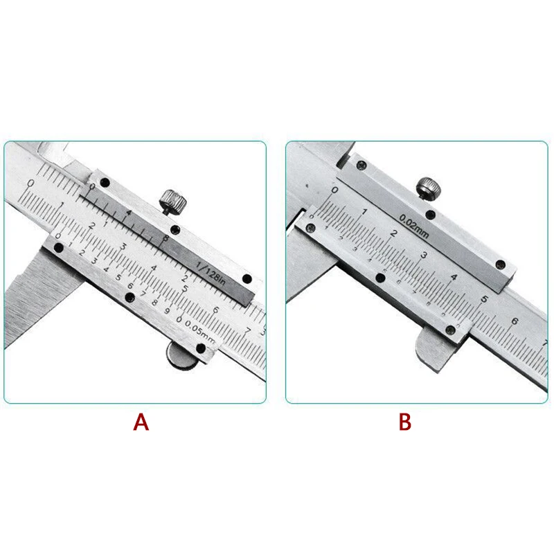 Штангенциркуль 0-150 мм 200 мм 0,02 мм Металлические Штангенциркули Калибр серый микрометр измерительные инструменты штангенциркуль Инструмент Линейка