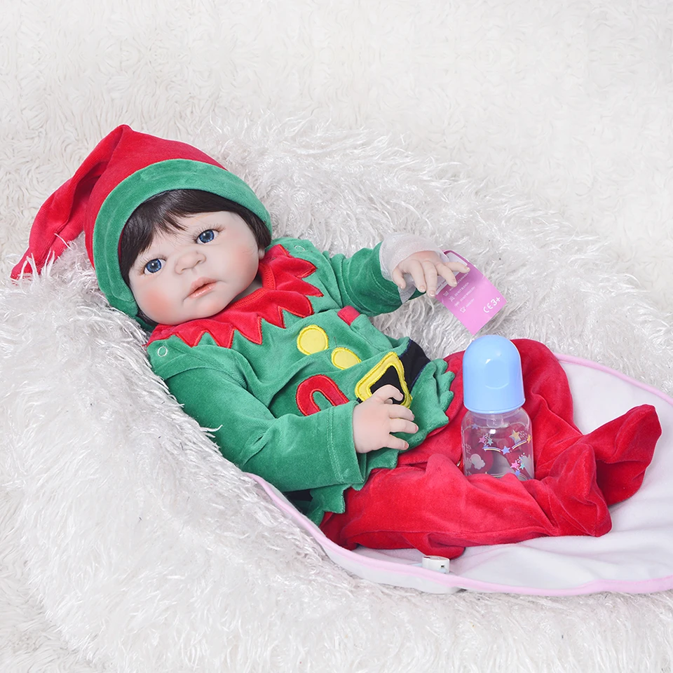 Reborn куклы мальчик и девочка 23 "57 см полный Силиконовый reborn baby doll игрушки для ребенка подарок bebes reborn menino boneca NPK