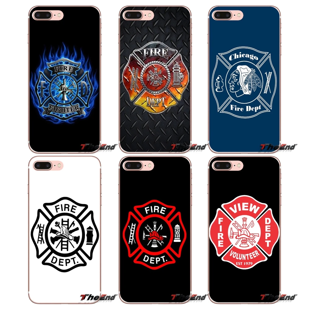Для iPhone X 4 4S 5 5S 5C SE 6 6S 7 8 Plus Samsung Galaxy J1 J3 J5 J7 A3 A5 2016 2017 пожарный FD корпус|case me|case plusfor iphone
