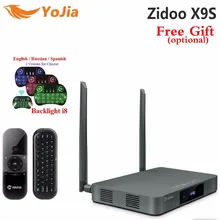 Original ZIDOO X9s TV BOX Android 6.0 + OpenWRT(NAS) Realtek RTD1295 2G/16G Set top tv box 802.11ac Media Player