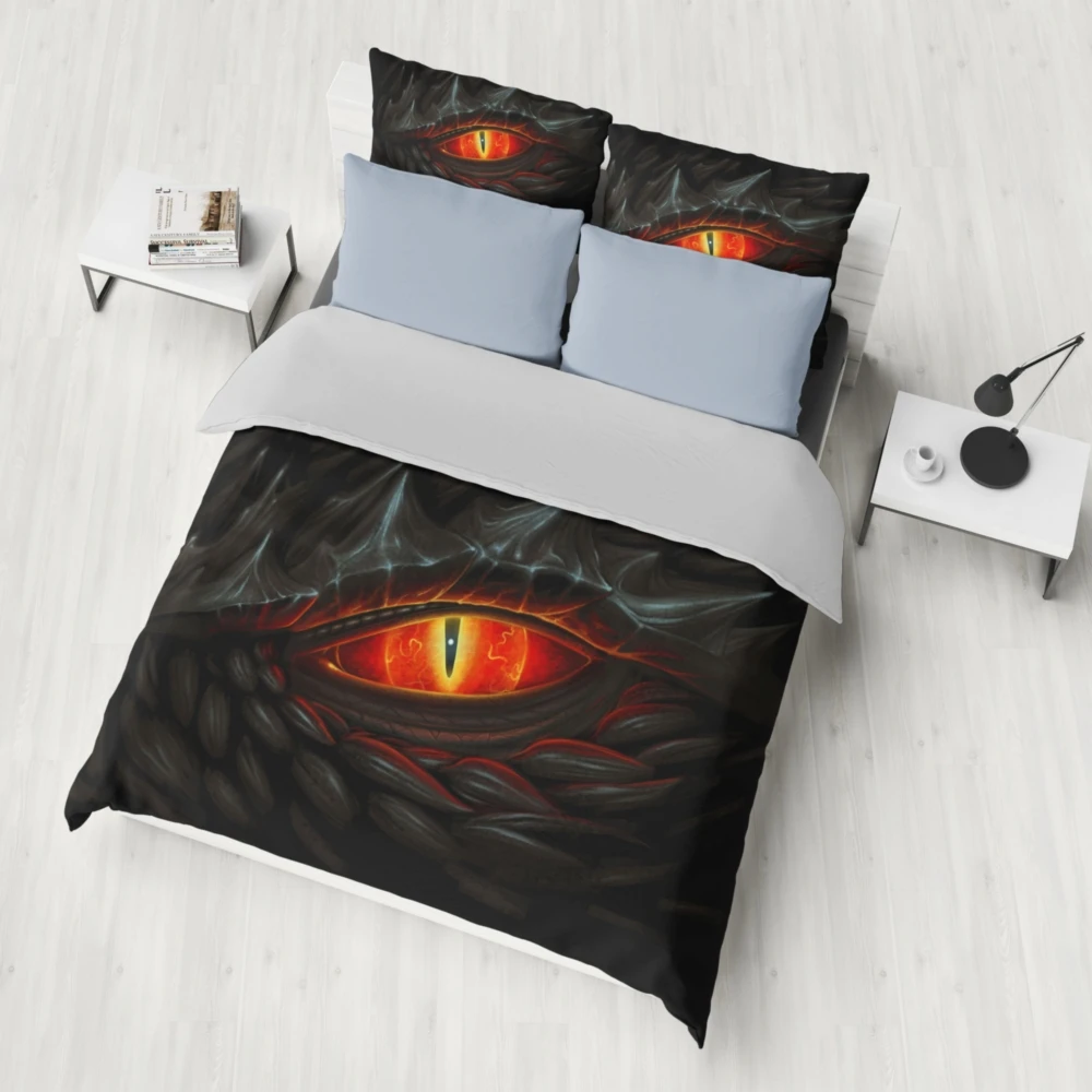 

Dropshipping Bedding set 2/3pcs Popular new 3D Bedding Sets blue Print ocean fish Shell Duvet cover sets The eye of the sky