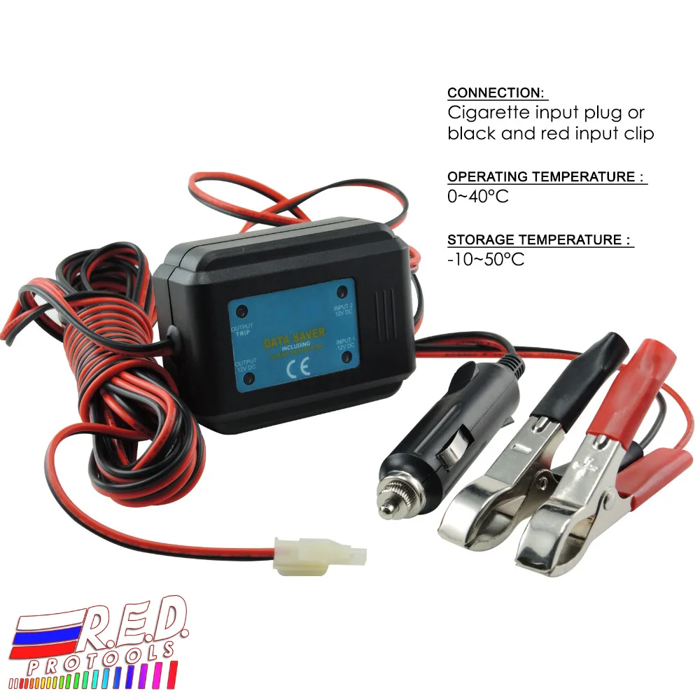 

Car Data Saver 12V DC Hold Memory Code Engine Maintenance Radio Station Clock Setting